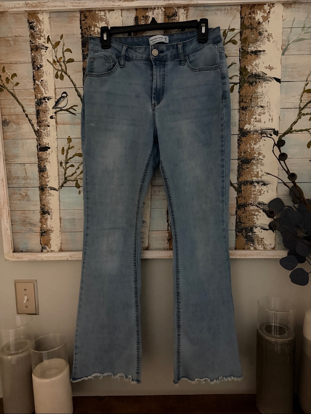 Vanilla Star Light Blue Flare Jeans